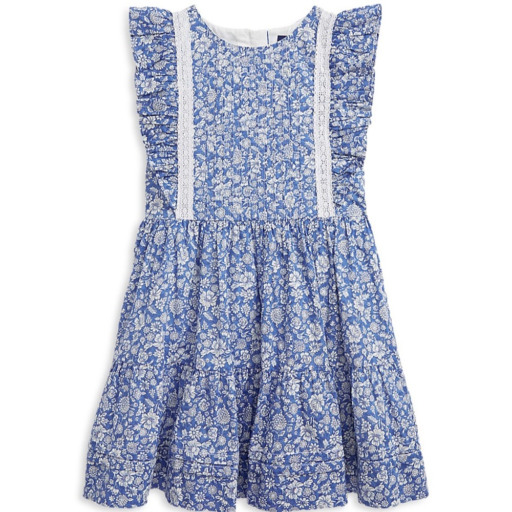 Ralph Lauren Floral cotton Batiste Dress - Size 5